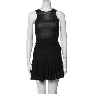 RARE ALC Lena Dress Black Mesh Knit